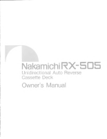 Nakamichi RX-505-Owner-Manual